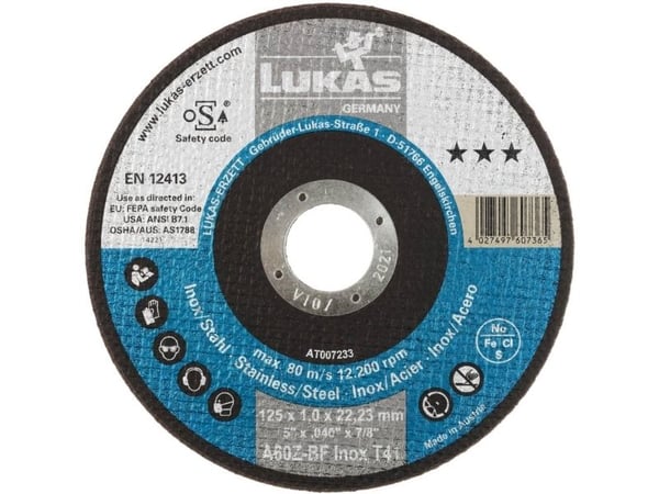 LUKAS-ERZETT T41 150x1.6x22.23 A46Z-BF AT007241V9802 Leikkuukiekkosarja 150 mm 22.23 mm 25 kpl