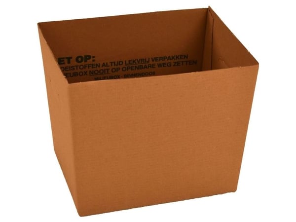Papirkurv, V-Part, brun, pap, 30 l