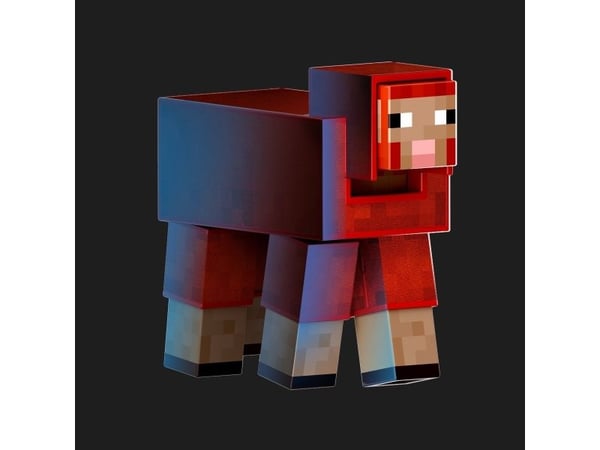 Minecraft DIAMOND LEVEL Sheep, 6 år, Minecraft, Flerfarget, Plast