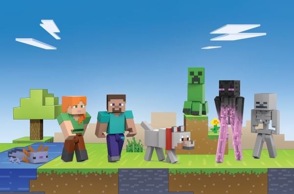Minecraft World Builder Pack, 6 År, Minecraft, Multifärg, Plast