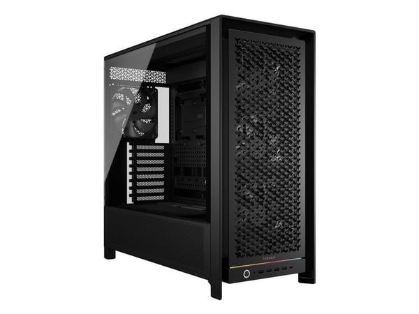 CORSAIR FRAME 5000D RS - Mid tower - utvidet ATX (E-ATX) - sidepanel med vindu (herdet glass) - ingen strømforsyning (ATX) - svart - USB/lyd