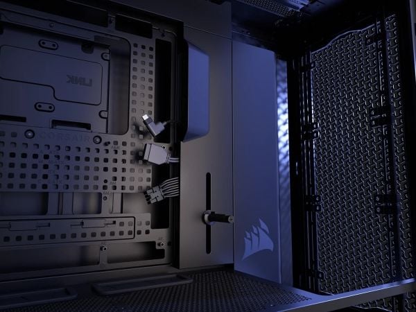 CORSAIR FRAME 5000D RS - Mid tower - utvidet ATX (E-ATX) - sidepanel med vindu (herdet glass) - ingen strømforsyning (ATX) - svart - USB/lyd