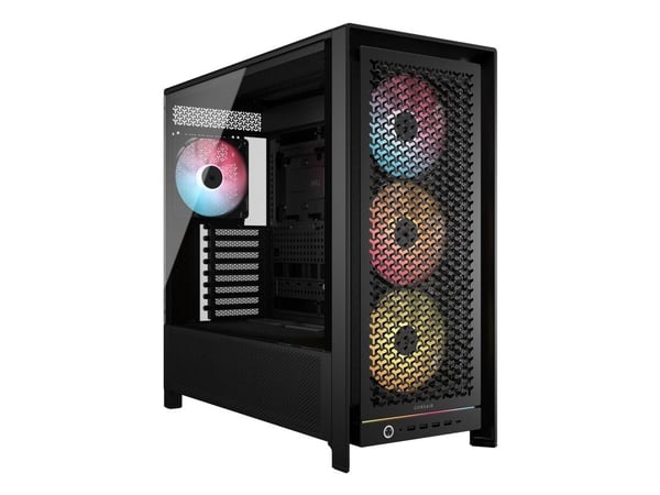 CORSAIR FRAME 5000D RS ARGB - Mid tower - utvidet ATX (E-ATX) - sidepanel med vindu (herdet glass) - ingen strømforsyning (ATX) - svart - USB/lyd