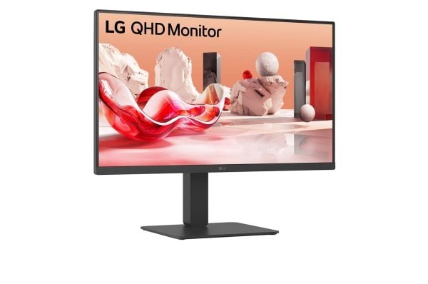 LG 27BA54QB-B - LCD-skjerm - 27" - 2560 x 1440 QHD @ 75 Hz - IPS - 350 cd/m² - 1000:1 - HDR10 - 5 ms - 2xHDMI, DisplayPort - høyttalere