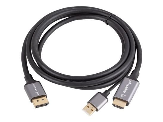KABEL HDMI(M)->DISPLAYPORT(M) 1,8M 4K CZARNY LANBERG