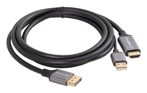 KABEL HDMI(M)->DISPLAYPORT(M) 1,8M 4K CZARNY LANBERG
