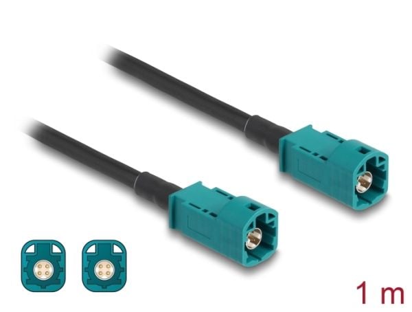 Delock - Datakabel - HSD Z hann til HSD Z hann - 1 m