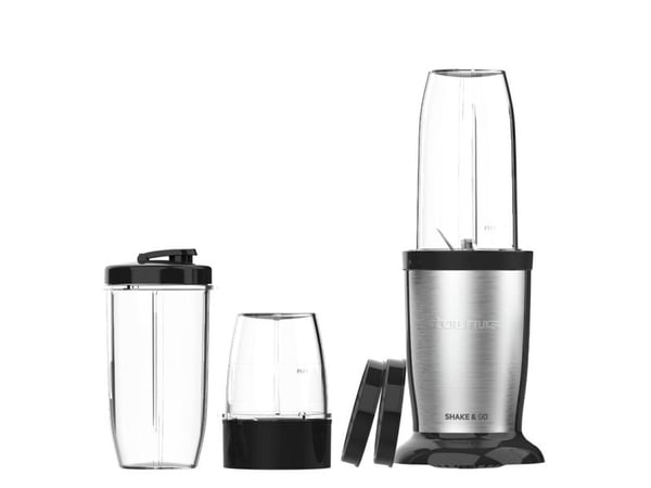 Taurus Shake & Go, Kannettava blenderi, 0,5 L, Syke-toiminto, Jäänmurskaus, 800 W, musta, Ruostumaton teräs, Läpinäkyvä Taurus Shake & Go, Kannettava blenderi, 0,5 L, Syke-toiminto, Jäänmurskaus, 800 W, musta, Ruostumaton teräs, Läpinäkyvä