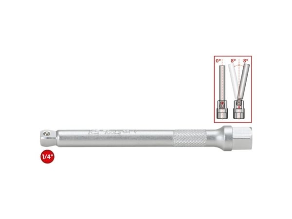KS Tools 911.1508, Enkel enhet, Forlengelsesstang, Kromvanadiumstål, 150 mm, 1 stykker