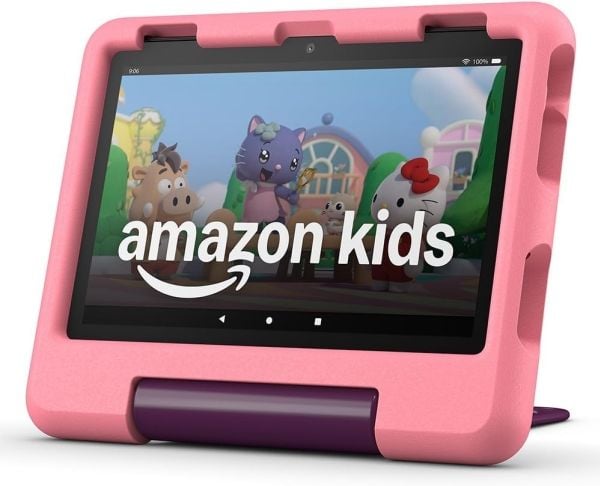 Amazon Fire HD 8 Kids Edition - 12. generasjon - tablet - 32 GB - 8" IPS (1280 x 800) - microSD-spor - Disney Princess