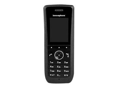 Innovaphone IP73, IP-mobiilipuhelin, musta, Johdoton puhelin, Polykarbonaatti, 250 entries, LCD