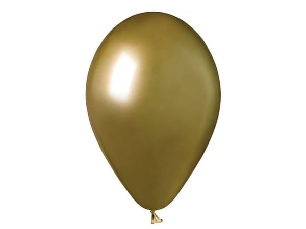GMR Shiny gull lateks ballonger - 33 cm - 50 stk universal