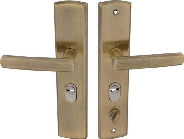 Barcz Door Handle Musa Silver 68Mm