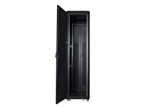 Lanview by Logon - Rack skap - 60 x 100, server line - free-standing - svart, RAL 9005 - 46U - 19"