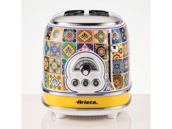 Ariete 0155/1P, 2 skiver, Blå, Gult, Metall, 810 W, 220-240 V, 50/60 Hz