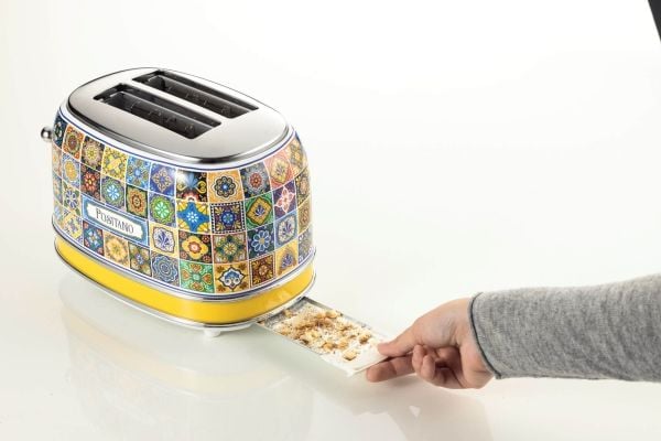 Ariete 0155/1P, 2 skiver, Blå, Gult, Metall, 810 W, 220-240 V, 50/60 Hz