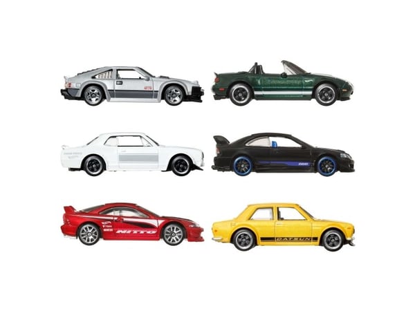 Hot Wheels Silver Series Streets of Japan 6-pack