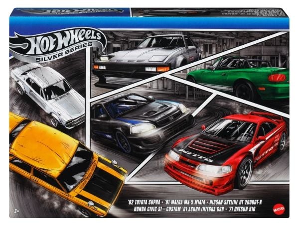Hot Wheels Silver Series Streets of Japan 6-pack