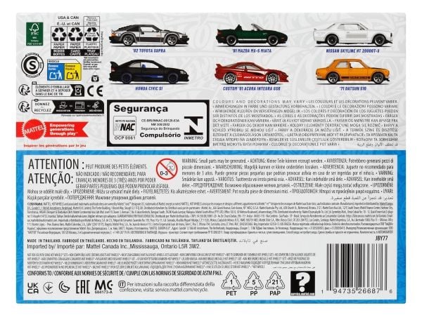 Hot Wheels Silver Series Streets of Japan 6-pack