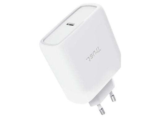 Trust USB-vegglader Maxo USB-C-GaN 65 W hvit (25524)
