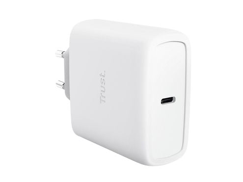 Trust USB-vegglader Maxo USB-C-GaN 65 W hvit (25524)