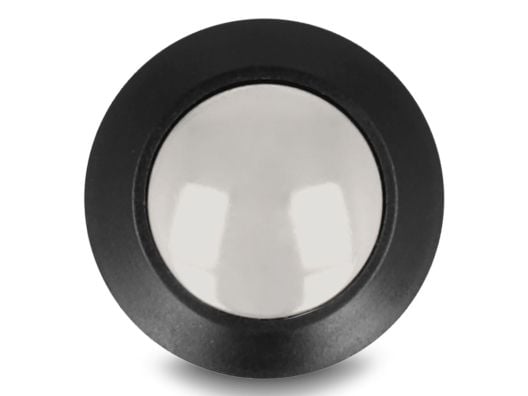 DeLOCK 22044, Trykknapkontakt, 2P, Nikkel, Rustfrit stål, Sort, Sølv, IP65, Screw