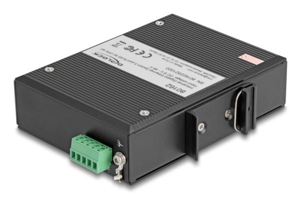 Delock - Switch - industriell - 5 x 10/100/1000 - DIN-skinnemonterbar