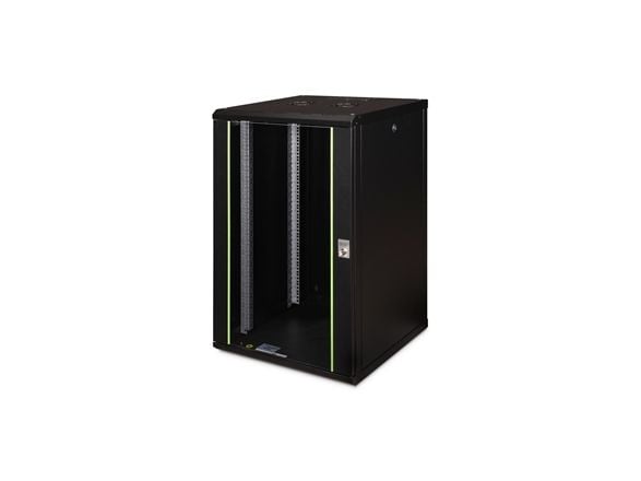 DIGITUS Professional DN-19 20U-6/6-SW - Rack skap - veggmonterbar - svart, RAL 9005 - 20U - 19"