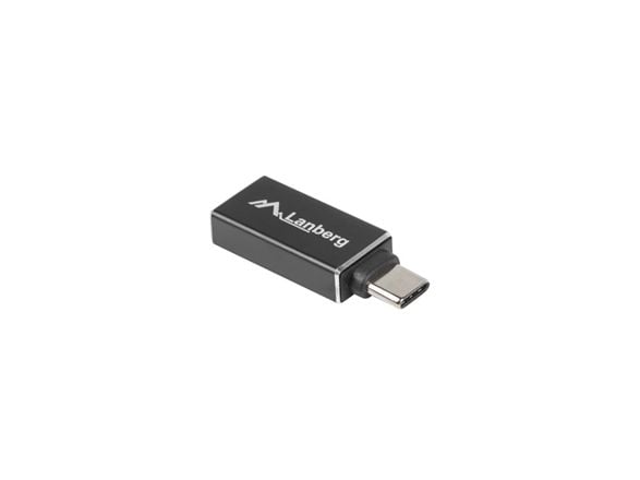Lanberg - USB-adapter - USB-type A (hunn) til USB-C (hann) - USB 3.1 Gen1 OTG - svart