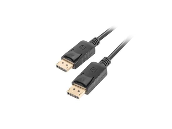 Kabel Lanberg DisplayPort - DisplayPort 0,5 m czarny (CA-DPDP-10CC-0005-BK)
