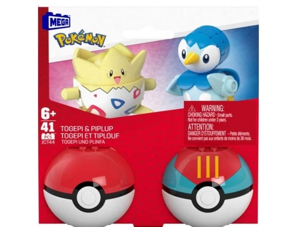 MEGA Pokémon Piplup og Togepi Pokéball (2-pak) JCT44