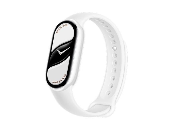 Xiaomi Smart Band 10 Ceramic Edition, helmiäisvalkoinen