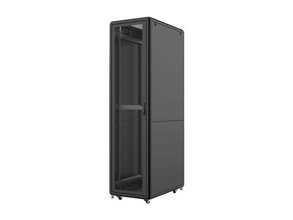 Lanview by Logon - Rack skap - 60 x 100, server line - free-standing - svart, RAL 9005 - 46U - 19"