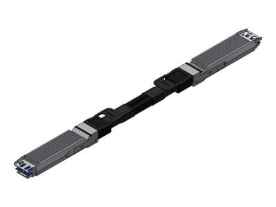 NVIDIA - 800GBase direktkopplingskabel - OSFP (hane) finned till OSFP (hane) platt - 3 m - dubbelaxlad - SFF-8636 - halogenfri, aktiv kopparkabel