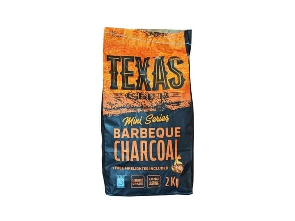 Trækul TEXAS CLUB 2 kg