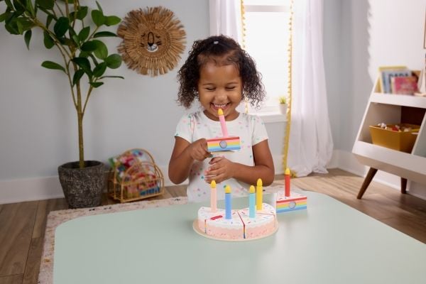 Fisher-Price Wooden Cake, 3 år, Tre, Flerfarget