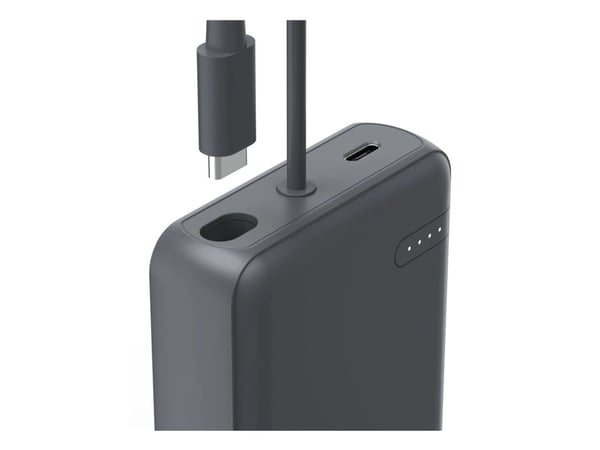Hama Travel, 10000 mAh, Lithium Polymer (LiPo), Antrasitt