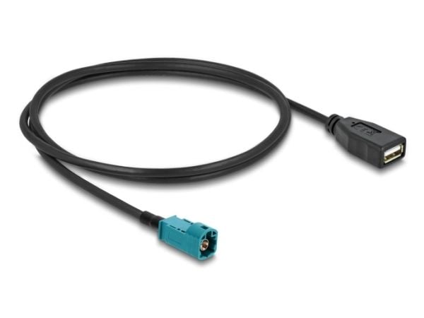 Delock-kaapeli HSD Z uros - USB 2.0 Type-A naaras 1 m