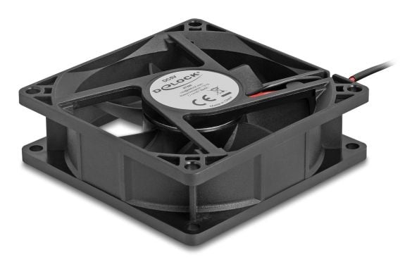 Delock - Kabinettvifte - axial - 80 mm - svart