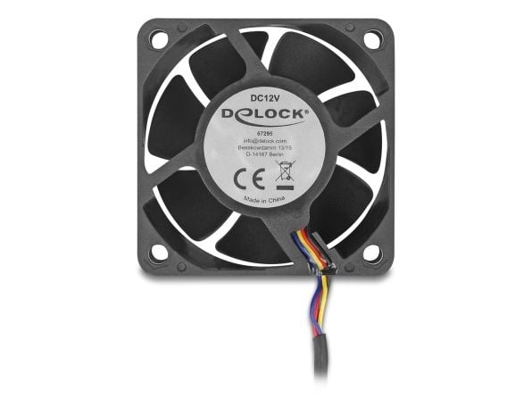 Delock - Kabinettvifte - axial - 60 mm - svart