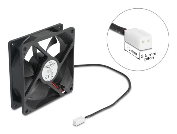 DeLOCK 67291, Tuuletin, 9,2 cm, 1,02 m³/t, lajittelu