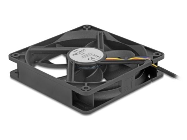 Delock - Kabinettvifte - axial - 120 mm - svart