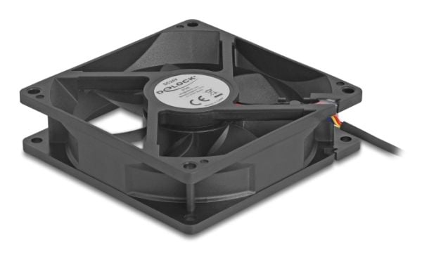 Delock - Kabinettvifte - axial - 92 mm - svart