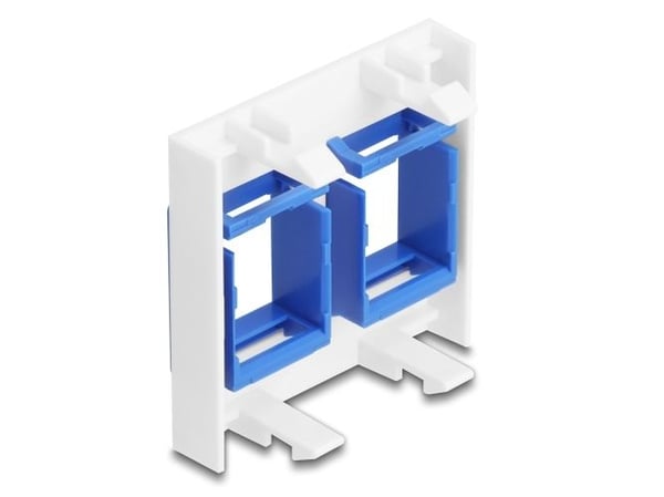 DeLOCK 81557, Klikramme, Plast, Blå, Hvid, 45 mm, 45 mm, 17,5 mm