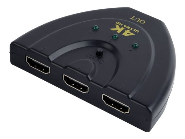 Cablexpert DSW-HDMI-35 - Video/audio switch - 3 x HDMI - stasjonær