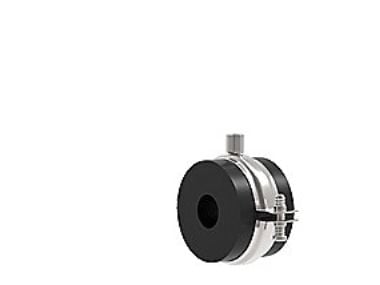 Isoglobal rørbærer RF 025x19 - Inklusiv galvaniseret HD bøjle, M8/M10, Til køl
