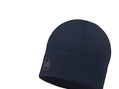 BUFF hue Merino 1-lag - Marineblå, 100& merino uld, kategori 1