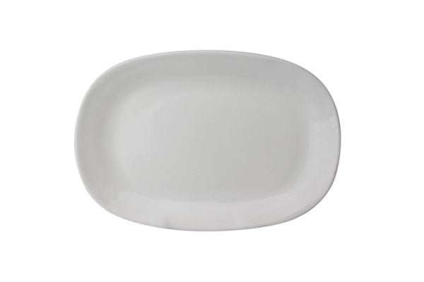 Lunsjtallerken Okko 24,1 cm x 17,1 cm - hvit