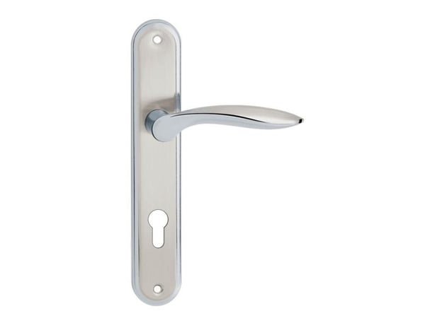 VB85C DOOR HANDLE BLANKA 85MM CYL SAT CP