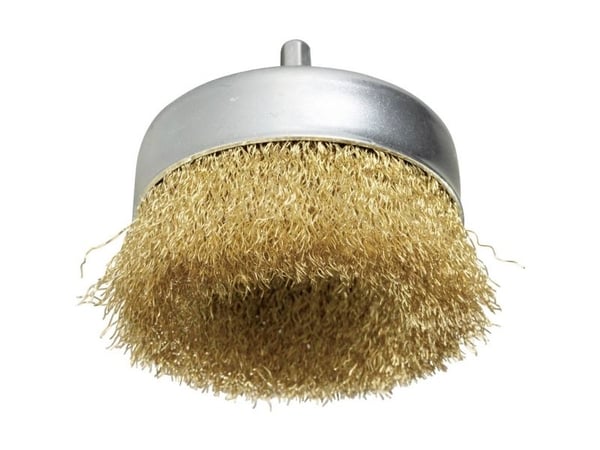 Makita - Lankakuppiharja - puulle, metallille, maalille, ruosteelle - 80 mm - 1/4" - kuusikulmainen - Makita 6408, DDF482Z, DDF485RTJ, DDF485RTJ3, ...